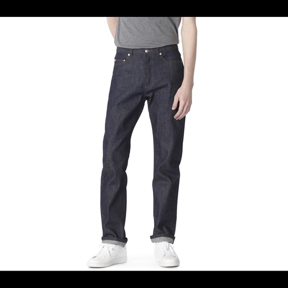 NEW APC New Standard Jeans 32 Raw Indigo Straight - Picture 4 of 8